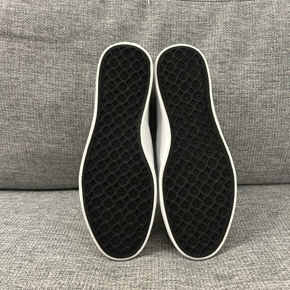 EUC HUF Dylan Slip-On Sneakers White Crackle Leather Size 8 Skate Casual Shoes - Picture 10 of 16